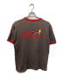 USED (ユーズド) リンガーTシャツ レッド×ブラウン サイズ:表記なし：7000円