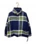 BEAMS BOY（ビームスボーイ）の古着「プルオーバーチェックシャツ」｜ネイビー