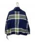 BEAMS BOY (ビームスボーイ) プルオーバーチェックシャツ ネイビー サイズ:記載なし(実寸参照)：5000円