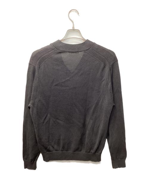 UNITED ARROWS（ユナイテッドアローズ）UNITED ARROWS (ユナイテッドアローズ) ペーパーヤーン Vネックニット セーター グレー サイズ:Mの古着・服飾アイテム