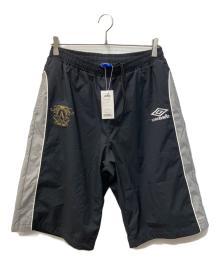 ATMOS×UMBRO（アトモス×アンブロ）の古着「ハーフパンツ」｜ブラック