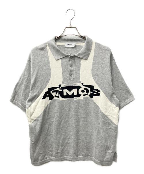 ATMOS（アトモス）ATMOS (アトモス) ニットポロシャツ ホワイト サイズ:Lの古着・服飾アイテム