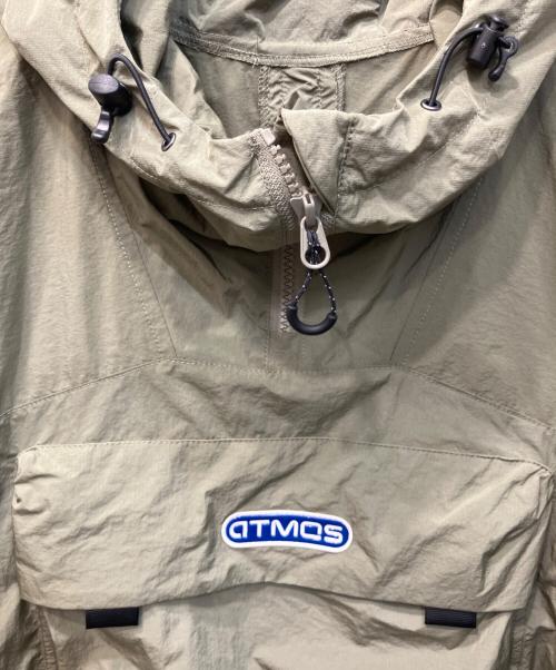 ATMOS（アトモス）atmos (アトモス) Front Pocket Ripstop Anorak Hoodie/フロントポケットリップストップアノラックフーディー カーキ サイズ:L 未使用品の古着・服飾アイテム