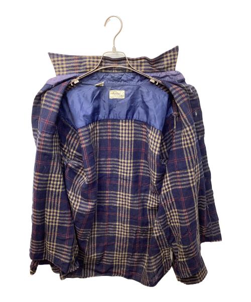 ARROW（アロー）ARROW (アロー) ナイロン混ウールシャツ ネイビー サイズ:Mの古着・服飾アイテム