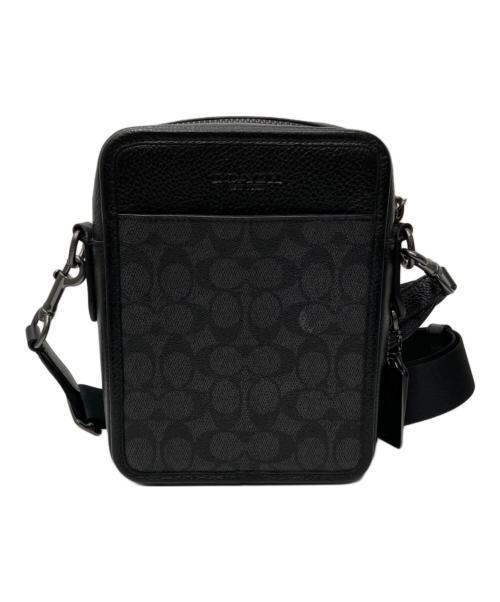 COACH（コーチ）COACH (コーチ) シグネチャー サリバン クロスボディ ショルダーバッグ ブラックの古着・服飾アイテム