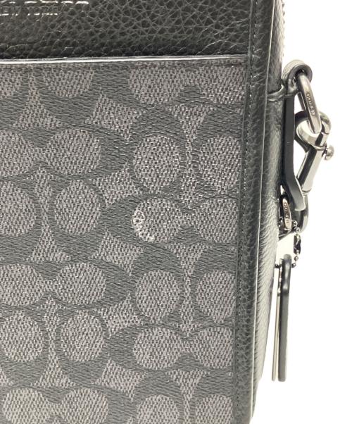 COACH（コーチ）COACH (コーチ) シグネチャー サリバン クロスボディ ショルダーバッグ ブラックの古着・服飾アイテム