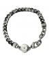 DIESEL (ディーゼル) チェーンブレスレット シルバー：8000円