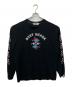 A BATHING APE（アベイシングエイプ）の古着「BUSY SHARK LONG SLEEVE TEE」｜ブラック