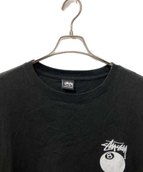 stussy（ステューシー）stussy (ステューシー) Test Strike Pigment Dyed Tee ブラック サイズ:ＸＬの古着・服飾アイテム
