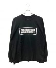 NEIGHBORHOOD（ネイバーフッド）の古着「プリントカットソー」｜ブラック