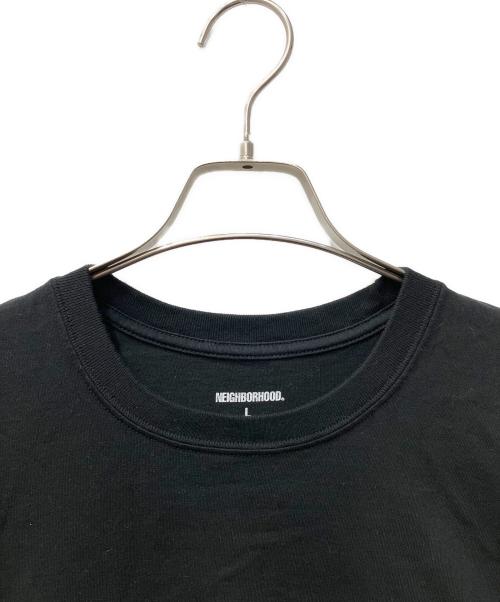 NEIGHBORHOOD（ネイバーフッド）NEIGHBORHOOD (ネイバーフッド) プリントカットソー ブラック サイズ:Lの古着・服飾アイテム