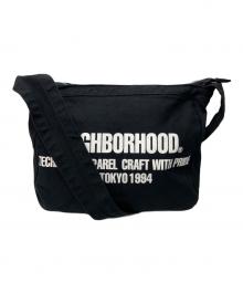 NEIGHBORHOOD（ネイバーフッド）の古着「ニュースペーパーショルダーバッグ」｜ブラック