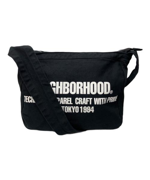 NEIGHBORHOOD（ネイバーフッド）NEIGHBORHOOD (ネイバーフッド) ニュースペーパーショルダーバッグ ブラックの古着・服飾アイテム