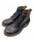 RUDE GALLERY BLACK REBEL（ルードギャラリー ブラックレーベル）の古着「REBELS LACE UP BOOT　(レベルズレースアップブーツ)」｜ブラック