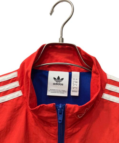adidas（アディダス）adidas (アディダス) トラック トップ カレッジロイヤル ブルー×レッド サイズ:０の古着・服飾アイテム