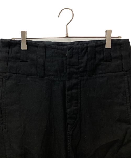 ANN DEMEULEMEESTER（アンドゥムルメステール）ANN DEMEULEMEESTER (アンドゥムルメステール) ハイウエストパンツ ブラック サイズ:Ｓの古着・服飾アイテム