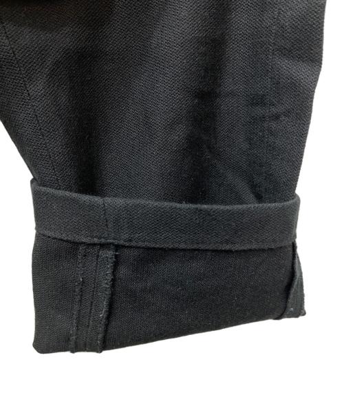 ANN DEMEULEMEESTER（アンドゥムルメステール）ANN DEMEULEMEESTER (アンドゥムルメステール) ハイウエストパンツ ブラック サイズ:Ｓの古着・服飾アイテム