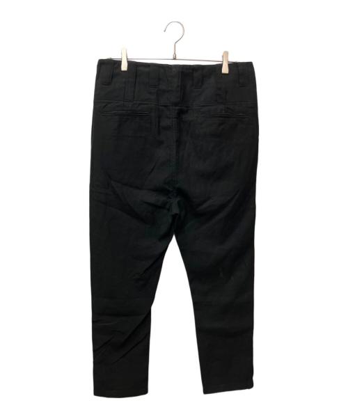 ANN DEMEULEMEESTER（アンドゥムルメステール）ANN DEMEULEMEESTER (アンドゥムルメステール) ハイウエストパンツ ブラック サイズ:Ｓの古着・服飾アイテム