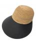 HELEN KAMINSKI（ヘレンカミンスキー）の古着「BLAISE RAFFIA LINEN CAP　（ブレイズ ラフィア＆リネンキャップ）」｜ブラック