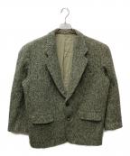 COMME des GARCONS HOMME PLUSコムデギャルソンオムプリュス）の古着「80's ミックスツイード2Bジャケット」｜ベージュ×グリーン