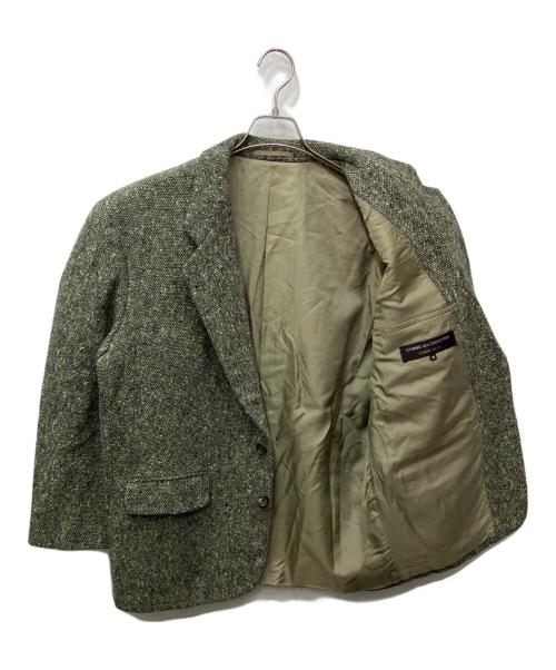 COMME des GARCONS HOMME PLUS（コムデギャルソンオムプリュス）COMME des GARCONS HOMME PLUS (コムデギャルソンオムプリュス) 80's ミックスツイード2Bジャケット ベージュ×グリーン サイズ:Mの古着・服飾アイテム