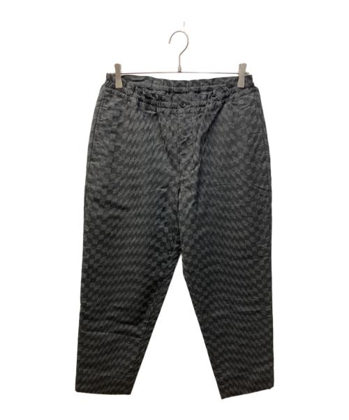 COMME des GARCONS HOMME DEUX（コムデギャルソン オム ドゥ）COMME des GARCONS HOMME DEUX (コムデギャルソン オム ドゥ) 変形市松ジャケット&イージーパンツ セットアップ グレー サイズ:S/Sの古着・服飾アイテム