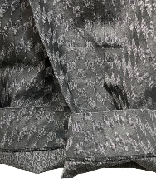 COMME des GARCONS HOMME DEUX（コムデギャルソン オム ドゥ）COMME des GARCONS HOMME DEUX (コムデギャルソン オム ドゥ) 変形市松ジャケット&イージーパンツ セットアップ グレー サイズ:S/Sの古着・服飾アイテム