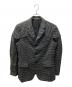 COMME des GARCONS HOMME DEUX (コムデギャルソン オム ドゥ) 変形市松ジャケット&イージーパンツ セットアップ グレー サイズ:S/S：40000円