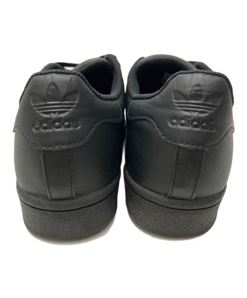 adidas（アディダス）adidas (アディダス) ハートプリントスーパースター スニーカー ブラック サイズ:２４cmの古着・服飾アイテム