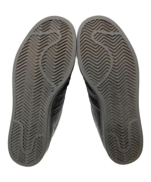adidas（アディダス）adidas (アディダス) ハートプリントスーパースター スニーカー ブラック サイズ:２４cmの古着・服飾アイテム
