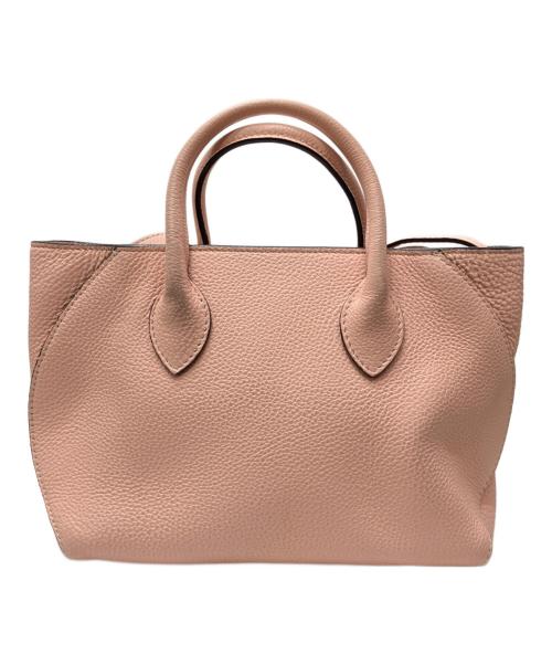 bonaventura（ボナベンチュラ）BONAVENTURA (ボナベンチュラ) Mia Tote Bag / ミア 2wayトートバッグ ピンク サイズ:22サイズの古着・服飾アイテム