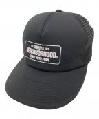 NEIGHBORHOODネイバーフッド）の古着「NH SHIBUYA MESH CAP / メッシュキャップ」｜ブラック