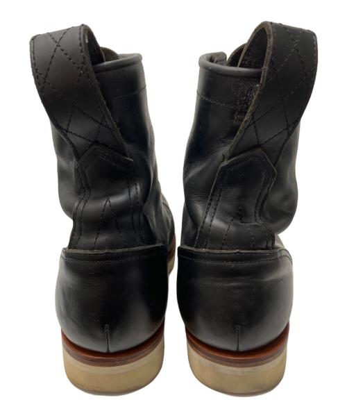 RUDE GALLERY BLACK REBEL（ルードギャラリー ブラックレーベル）RUDE GALLERY BLACK REBEL (ルードギャラリー ブラックレーベル) レースアップブーツ ブラック サイズ:採寸参照の古着・服飾アイテム