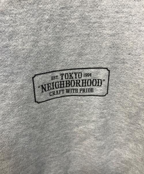 NEIGHBORHOOD（ネイバーフッド）NEIGHBORHOOD (ネイバーフッド) CLASSIC-S/C-CREW.LS/両面ロゴプリントスウェット グレー サイズ:Mの古着・服飾アイテム