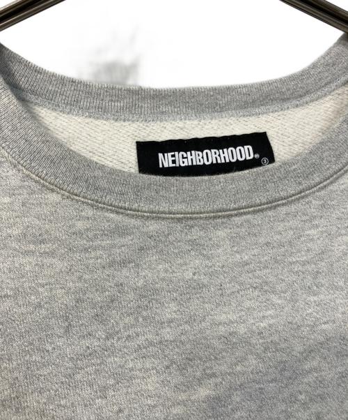 NEIGHBORHOOD（ネイバーフッド）NEIGHBORHOOD (ネイバーフッド) CLASSIC-S/C-CREW.LS/両面ロゴプリントスウェット グレー サイズ:Mの古着・服飾アイテム