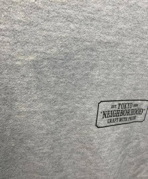 NEIGHBORHOOD（ネイバーフッド）NEIGHBORHOOD (ネイバーフッド) CLASSIC-S/C-CREW.LS/両面ロゴプリントスウェット グレー サイズ:Mの古着・服飾アイテム