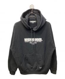 NEIGHBORHOOD（ネイバーフッド）の古着「CLASSIC SWEAT PARKA LS/クラシックスウェットパーカー」｜ブラック