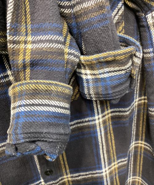 NEIGHBORHOOD（ネイバーフッド）NEIGHBORHOOD (ネイバーフッド) LUMBERS C-SHIRT LS/ヘビーフランネルシャツ ネイビー サイズ:XLの古着・服飾アイテム