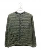 mont-bellモンベル）の古着「スペリオダウン ラウンドネックジャケット」｜グリーン