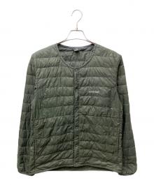 mont-bell（モンベル）の古着「スペリオダウン ラウンドネックジャケット」｜グリーン