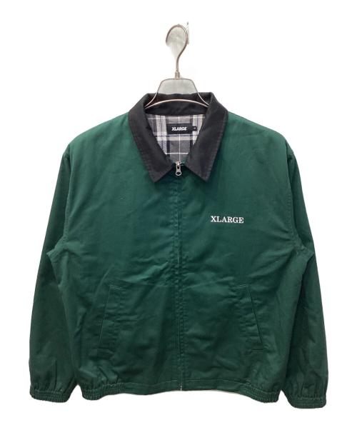 X-LARGE（エクストララージ）X-LARGE (エクストララージ) SWINGTOP JACKET/スイングトップジャケット グリーン サイズ:Sの古着・服飾アイテム