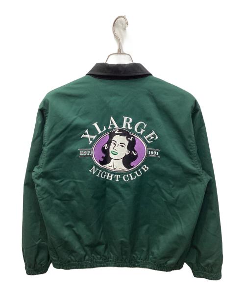 X-LARGE（エクストララージ）X-LARGE (エクストララージ) SWINGTOP JACKET/スイングトップジャケット グリーン サイズ:Sの古着・服飾アイテム