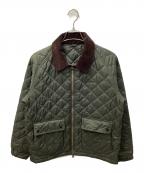 Barbourバブアー）の古着「DOM/キルティング ブルゾン」｜グリーン