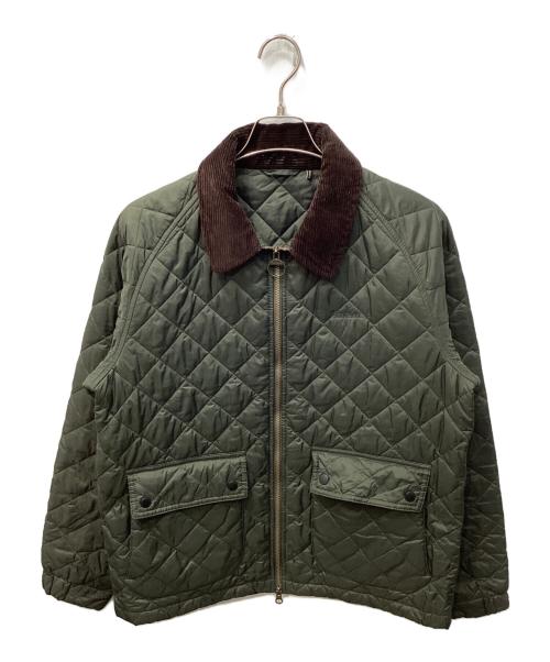 Barbour（バブアー）Barbour (バブアー) DOM/キルティング ブルゾン グリーン サイズ:XLの古着・服飾アイテム