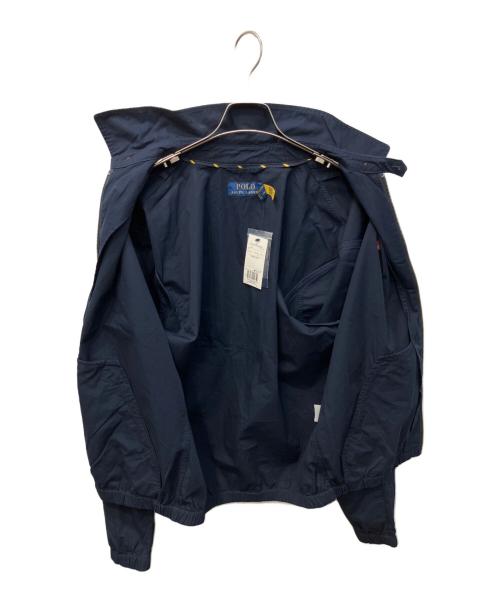 POLO RALPH LAUREN（ポロ・ラルフローレン）POLO RALPH LAUREN (ポロ・ラルフローレン) スイングトップ シャツジャケット ネイビー サイズ:M 未使用品の古着・服飾アイテム