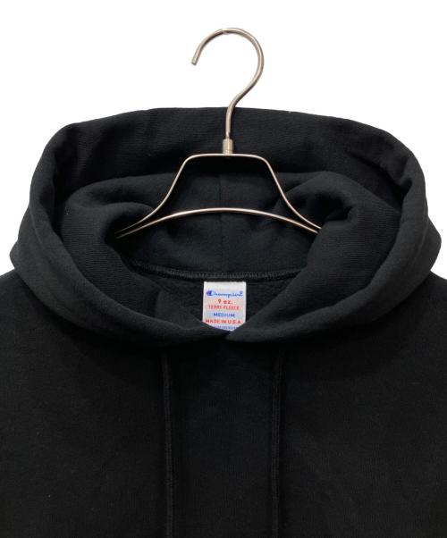 Champion（チャンピオン）Champion (チャンピオン) 9oz. Terry Fleece フーディー　(９オンス　テリーフリース) ブラック サイズ:M 未使用品の古着・服飾アイテム