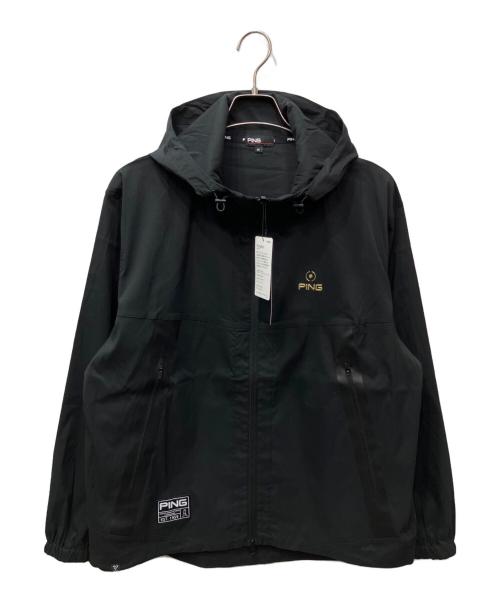 PiNG（ピン）PING (ピン) プライムフレックスリップストップ フーディブルゾン ブラック サイズ:M 未使用品の古着・服飾アイテム