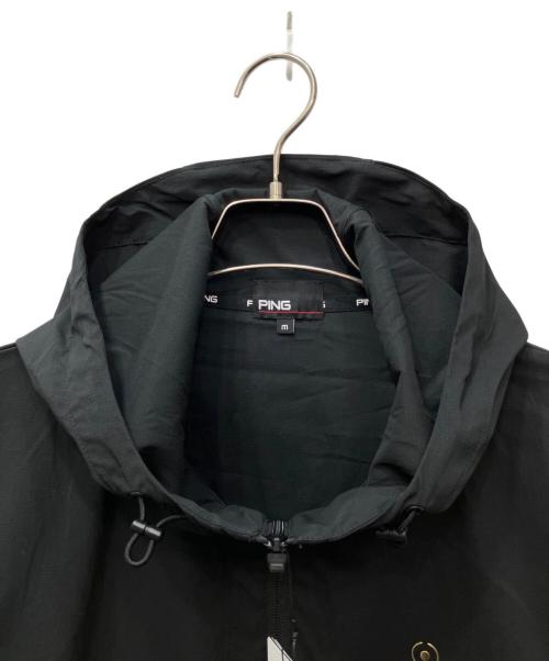 PiNG（ピン）PING (ピン) プライムフレックスリップストップ フーディブルゾン ブラック サイズ:M 未使用品の古着・服飾アイテム