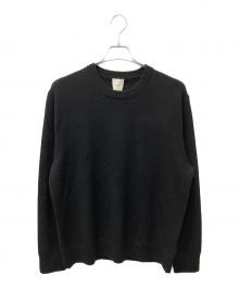 Calvin Klein（カルバンクライン）の古着「クラシック カシミヤ クルーネックセーター」｜ブラック