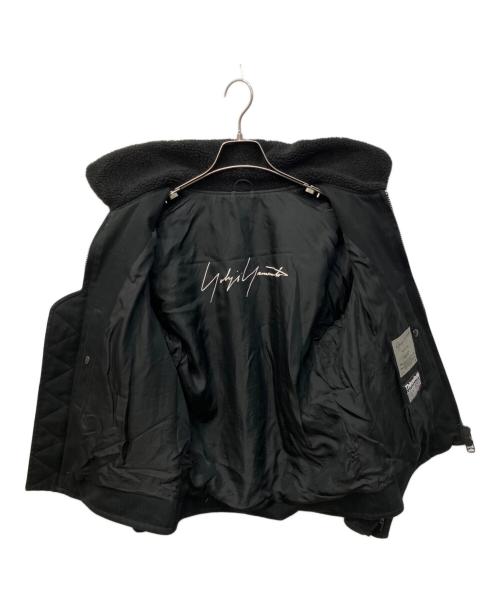 Yohji Yamamoto pour homme（ヨウジヤマモト プールオム）Yohji Yamamoto pour homme (ヨウジヤマモト プールオム) ボアカラーフライトジャケット ブラック サイズ:2の古着・服飾アイテム